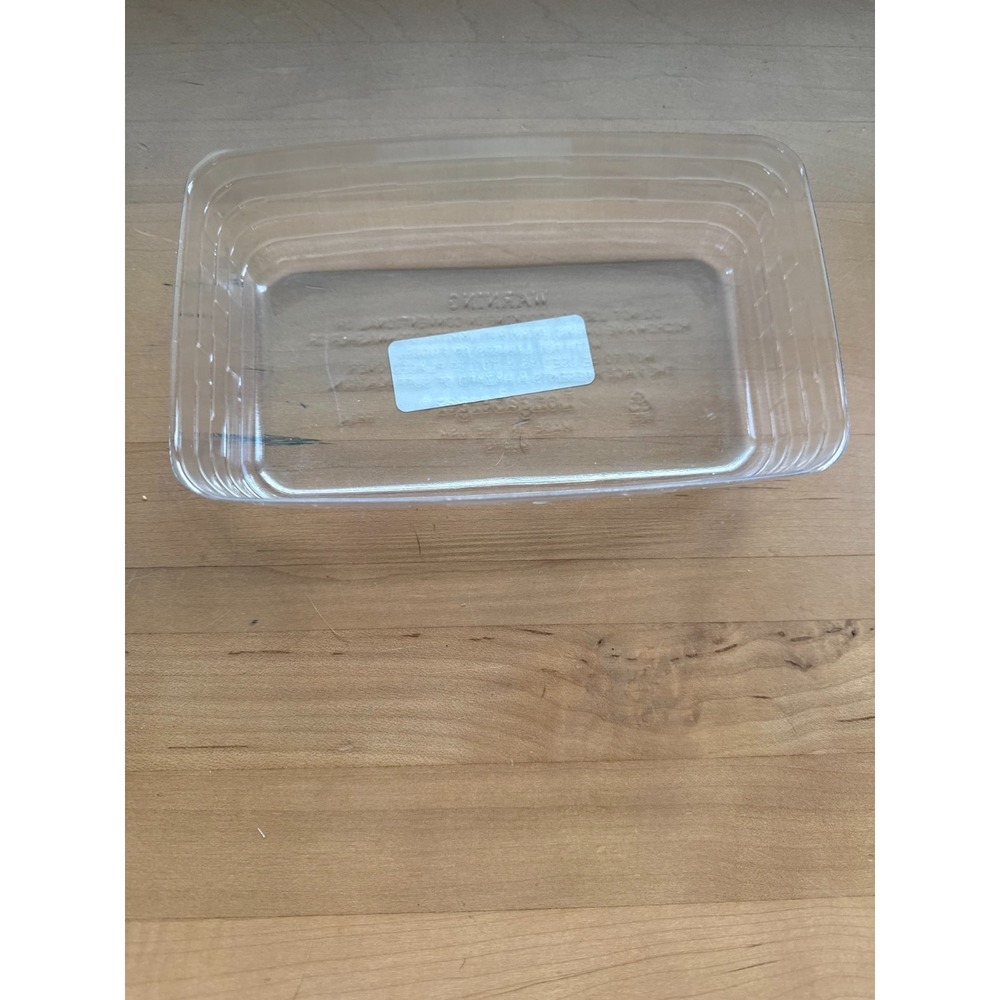 Longaberger Basket Clear Plastic Protector Holiday Helper #40379 6.75L 4W 1.75H